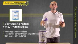 Test et Avis  Whey protein isolat neutre  BodyBuilding Nation [upl. by Ij]