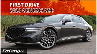 2023 Genesis G90  First Drive  Drivingca [upl. by Hamal863]