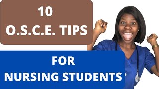 OSCE TIPS FOR NURSES  STUDENT NURSES [upl. by Colet]