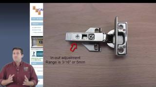 How To Adjust Blum Hinges amp Align Cabinet Doors  Cabinetdoorscom [upl. by Yttap390]