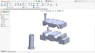 SolidWorks Tutorial  Exploded view and animate [upl. by Eenahs605]