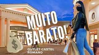 OUTLET CASTEL ROMANO  ITÁLIA  Marcas famosas com ótimos preços [upl. by Mini]