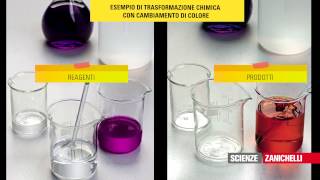 Come riconoscere una trasformazione chimica Tratto da Scopriamo la chimica 2ed e altri progetti [upl. by Nosnibor]