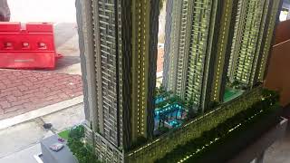 Maket Gedung Apartement dengan LED Bergerak  Scale Model  JASA PEMBUAT MAKET MINIATUR [upl. by Eenoj]