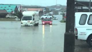 Flash flood in Mossel Bay CBD [upl. by Antons]