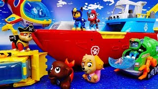 Paw Patrol Lets Go To The Sea Sea Patrol Toys Special  ToyMart TV [upl. by Calhoun]