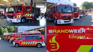 Wagenpark brandweer Edegem HVZ Rand tijdens de opendeurdag  5092021 [upl. by Saravat]