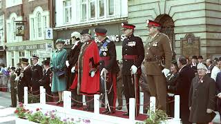 Fusiliers on parade at Morpeth 44 years ago [upl. by Gibbeon]