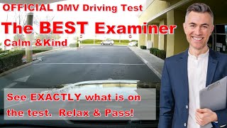 DMV Road Driving Test  I got the BEST Examiner  Relax amp Pass [upl. by Attennod]