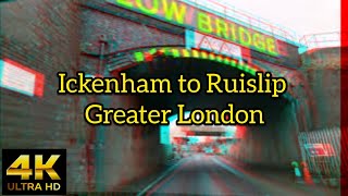 ickenham to Ruislip  Greater London  England  Dashcam Driving [upl. by Liuqnoj816]