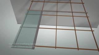 How to install multiwall polycarbonate sheets with H profiles  joiners [upl. by Lemay]