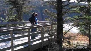 Bay of Fundy Travel Show  3  Cape Chignecto Park Nova Scotia [upl. by Aihsenod]