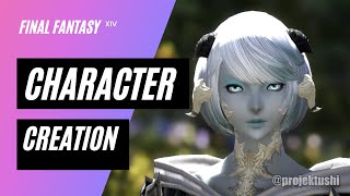 FFXIV Endwalker 🐲 Au Ra Raen Female Face 1 Character Creation Guide [upl. by Sedrul]