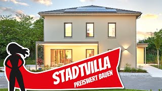 Stadtvilla preiswert bauen – so kann es klappen Neues Musterhaus von Fertighaus Weiss  Haustour [upl. by Kubis5]