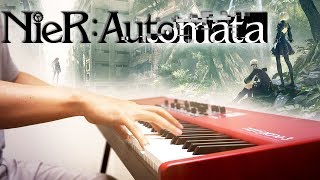 【ピアノ】NieR Automata｜壊レタ世界ノ歌 Weight of the World 【IN 12 KEYS】 [upl. by Airotkciv658]