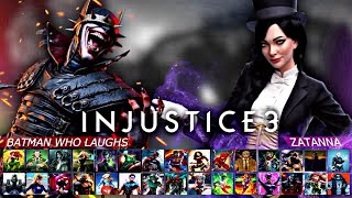 Injustice 3 Full Character Roster Wishlist [upl. by Lottie]