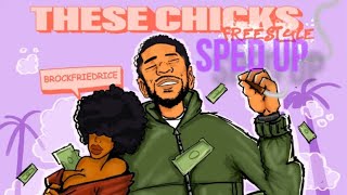 Brock  These Chicks Freestyle Sped up [upl. by Baniez]