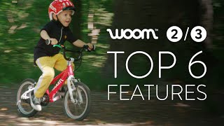 Das Kinderfahrrad woom 2  woom 3 Fahrradfahren lernen  ⚡️Top 6 Features [upl. by Eintirb914]