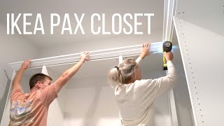 IKEA PAX Closet  Home With Stefani [upl. by Ymereg739]