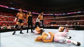 The Usos and Tamina make their WWE Debut Raw May 24 2010 [upl. by Sumetra208]