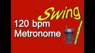 120 bpm SWING metronome [upl. by Kev663]