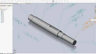 Creating and Tolerancing a shaft key seat using solidworks MBD [upl. by Anatole]