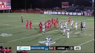 BLITZ  Luverne vs Highland Home  October 6 2023 [upl. by Leund]