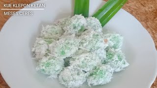 RESEP BIKIN KLEPON KETAN ISI MESES CERES YANG ENAK DAN EKONOMIS [upl. by Bethena335]