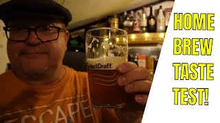 Home Brew Beer Into U Flow Keg Part Three  Taste Test [upl. by Hiller]