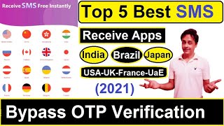 5 Best Virtual Apps for SMSOTP verification  WhatsApp  Indian number US Brazil amp Russian Number [upl. by Eenattirb29]