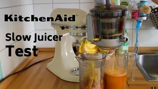 KitchenAid Entsafter  Slow Juicer im Test [upl. by Eiroc]