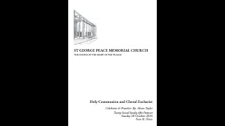 Choral Eucharist for Twenty Second Sunday After Pentecost  Sunday 20 October 2024 [upl. by Nyrmac]