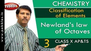 Newland’s law of Octaves Classification of Elements  Chemistry  Science  Class 10 [upl. by Rizan610]