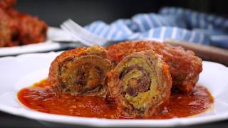 How To Make Authentic Italian Braciole In Sauce Best Braciole Recipe [upl. by Caraviello409]