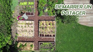 Fabriquer des carrés potagers et débuter les premières cultures [upl. by Towrey959]