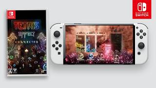 TETRIS EFFECT CONNECTED on the Nintendo Switch OLED Handheld [upl. by Tomlin]