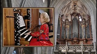 Dubois  TOCCATA IN G  Diane Bish at Bern Cathedral in Bern Switzerland [upl. by Anert80]