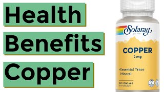 The Health Benefits of Copper [upl. by Enitram]