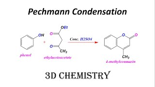 Pechmann Condensation  pechmann reaction mechanism  organic chemistry [upl. by Rorke]