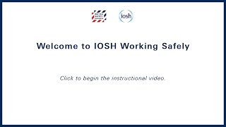 IOSH Working Safely  Instructional Video [upl. by Anivahs]