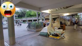 Homeless camp walking tour Hong Kong darkside [upl. by Gervase]