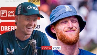 Stokes has changed the game 🥰  Ollie Popes brilliant tribute to Ben Stokes [upl. by Anyt]