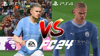 ✅COMPARATIVA GAMEPLAY EA FC 24 DE PS5 VS PS4 EN FUT HAY GRANDES CAMBIOS VALE LA PENA LA NEXT GEN [upl. by Cozmo]