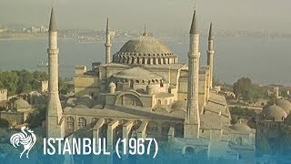 A Travel Guide to Istanbul in the Sixties The Mystery City of Mosques 1967  British Pathé [upl. by Einapets]