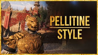 ESO Pellitine Motif  Showcase of the Pellitine Style in The Elder Scrolls Online [upl. by Karie355]