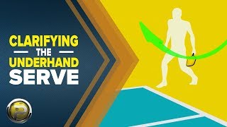 Pickleball 411 The Underhand Serve [upl. by Sumahs463]