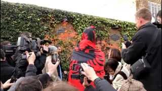 Unveiling of Skanderbeg bust in London  28112012 [upl. by Bollay885]