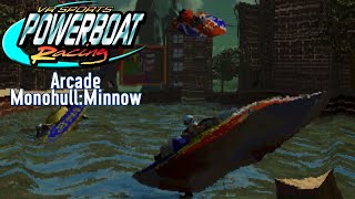 Xin Plays VR Sports Powerboat Racing PS1 Part 1 Arcade Monohull Minnow [upl. by Sola]