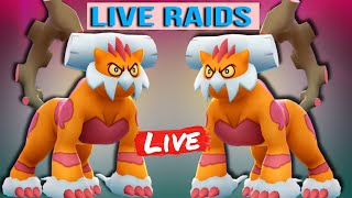 Hosting Landorus Raids  GBL  Pokemon GO Live [upl. by Enrico]