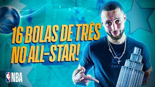 TODAS AS BOLAS DE TRÊS DE CURRY NO ALLSTAR GAME 2022 [upl. by Geerts]